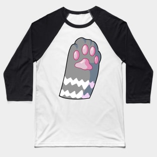 cute little gray cat's paw saying hello! Baseball T-Shirt